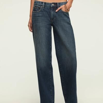 Lucky Brand The Baggy - Women's Jeans Denim Pants in No Filter Wash, Size 28 x 29