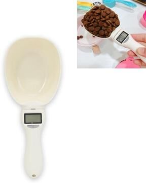United Portable Digital Pet Food Measuring Scoop With LCD Scale For Dogs & Cats measuring Spoon