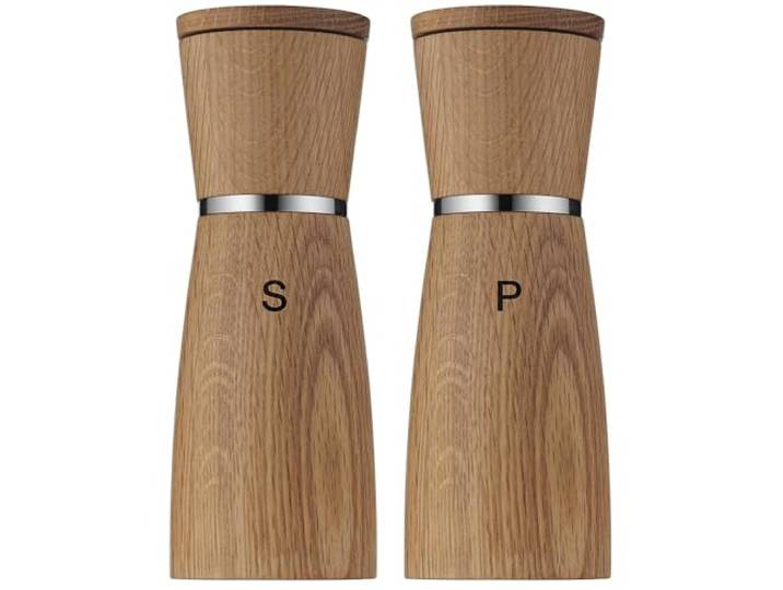 WMF 0652334500 Ensemble de 2 moulins à Poivre/sel Bois/Verre