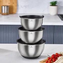 Karaca Blendbox 3-teiliges Mixset, Inox