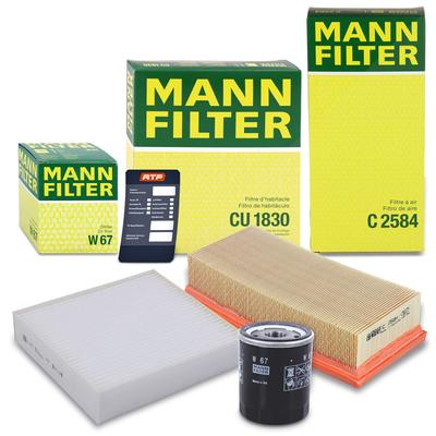 Mann-filter Inspektionspaket Filtersatz SET A [Hersteller-Nr. 10493288] für Mitsubishi, Smart