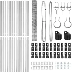 vidaXL, Zaunpfosten + Pfähle, Maxonon (Bodenbefestigung 15 cm (16 Drähte))