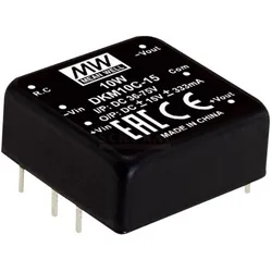 MeanWell, Spannungswandler, DC/DCWandlerModule Serie DKM10 x1 Case Dual Output 1 geregelt