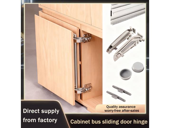 Charnière de porte coulissante Summit Silent Buffer Damping Heavy Duty importée pour armoire, porte en bois, armoire d'angle, porte pliante ou battante