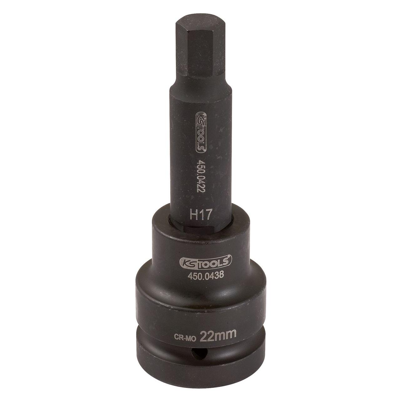 KS Tools 3/4" Kraft-Bit-Stecknuss Innensechskant (450.0464)