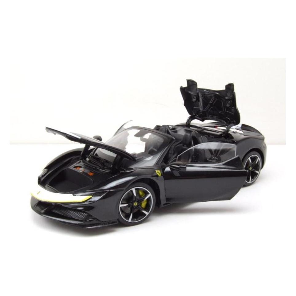 Bburago Ferrari Signature SF90 Spider 1/18 schwarz (1816910)