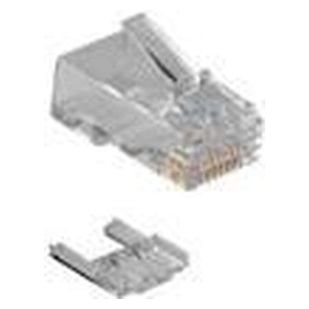 ACT RJ45 (8P/8C) CAT6 modulaire connector for round cable with solid or stranded conductors. Suitable fo (TD168M)