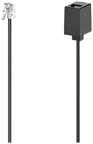 Hama Telefon (analog) Verlängerungskabel [1x RJ11-Stecker - 1x RJ11-Buchse] 6m Schwarz