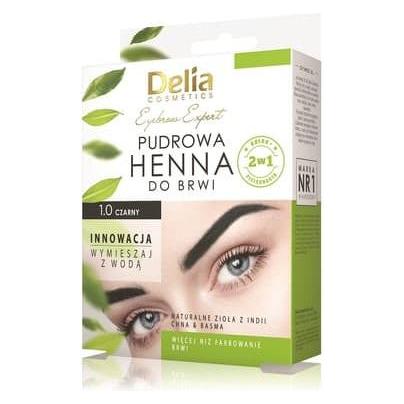 Delia Cosmetics Delia - Henna for Eyebrows Powder 1.0ack 4g (Schwarz) (5901350488966)
