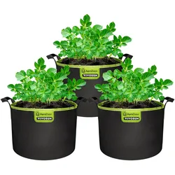 3er Set AeroBase Grow Bags 20 L