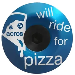 ACROS Aheadkappe Pizza Topcap | blau