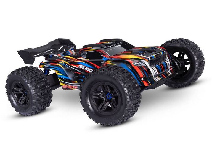 Traxxas RC-Buggy Traxxas RC Sledge Belted Brushless Monster Truck RTR 1:8 Blau