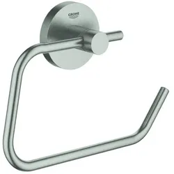 Grohe Essentials WC-Papierhalter 40689DC1 supersteel, ohne Deckel, verdeckte Befestigung