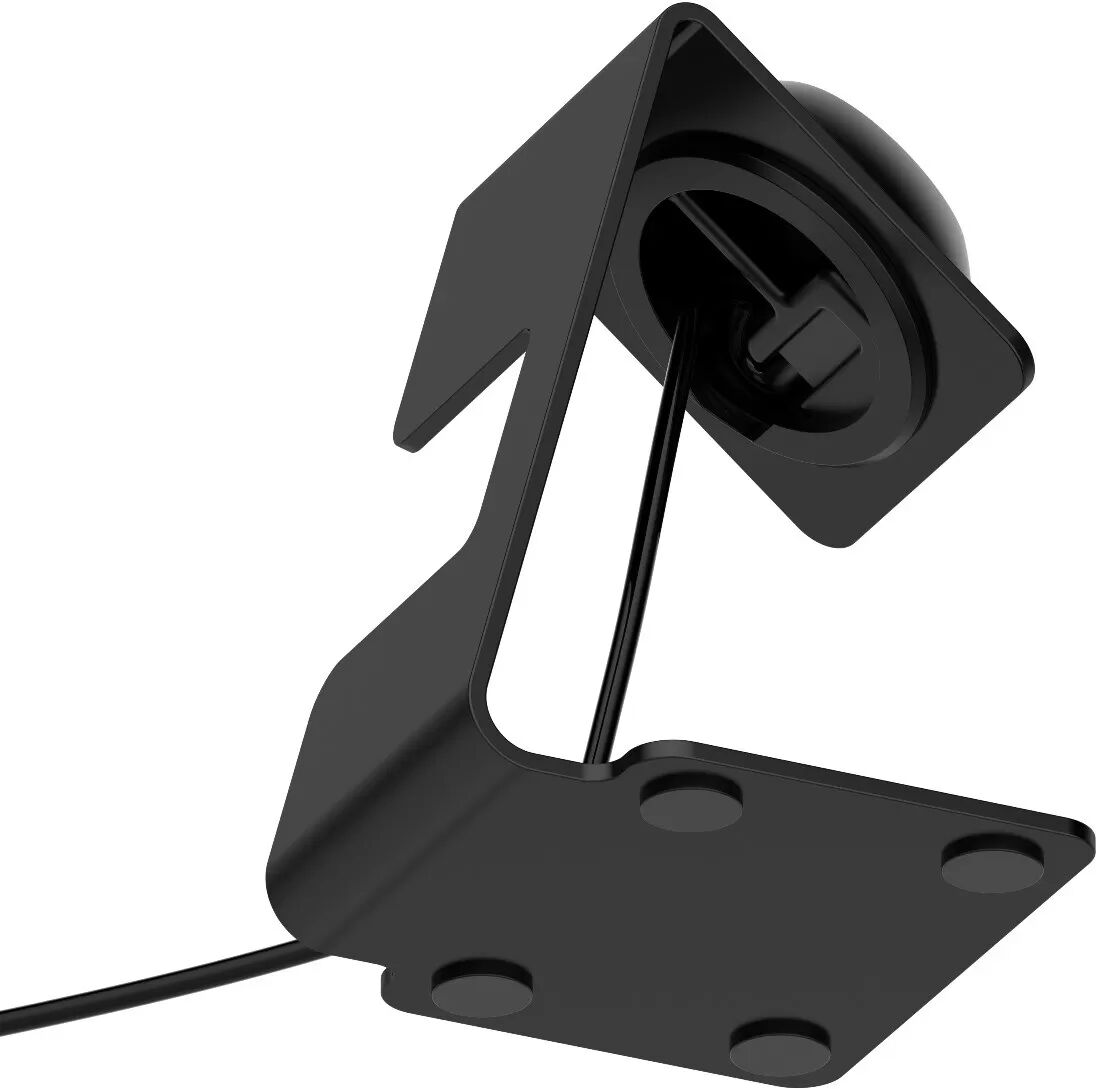 INF Aluminium-Ladeständer kompatibel mit Xiaomi Mi Band 8 – Metall-Dock für sicheren, rutschfesten Halt Schwarz
