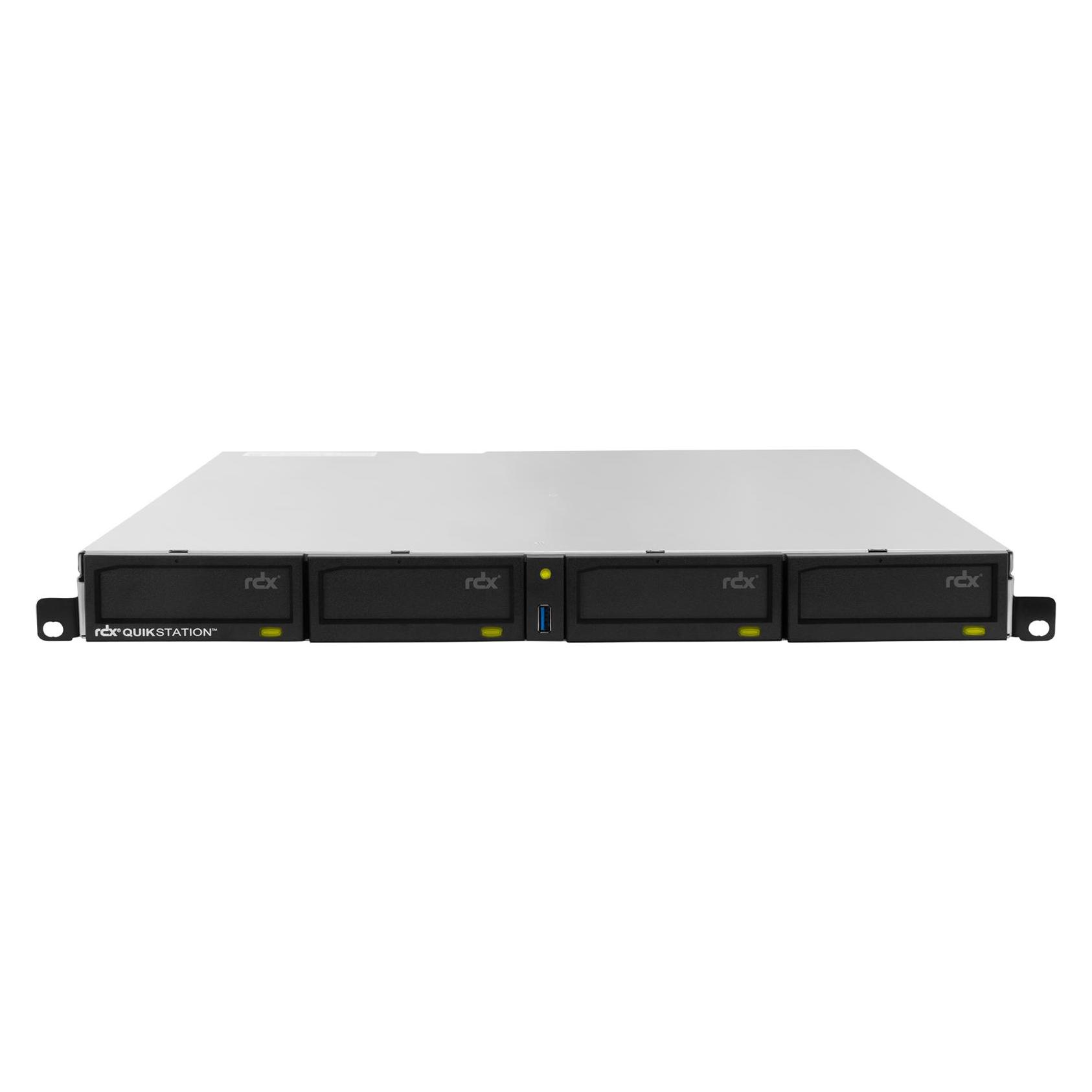 Tandberg Data Tandberg RDX QuikStation 4 RM 4-Bay, 4x 1Gb Ethernet, removable disk array, 1U rackmount (10451)