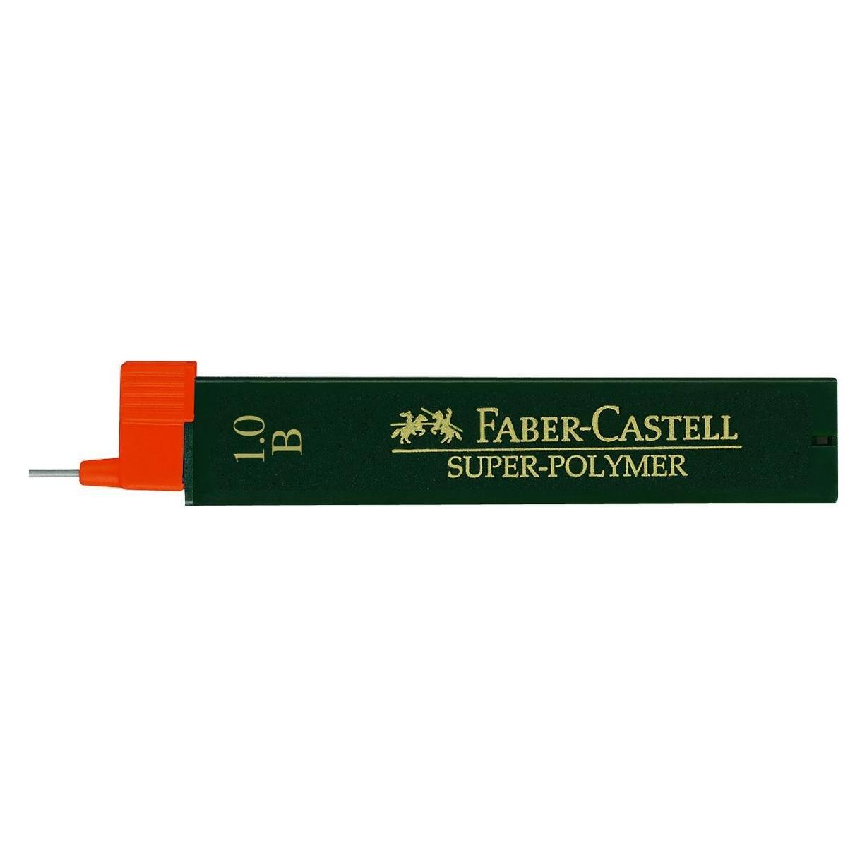 Faber-Castell Super-Polymer-Feinminen (12 Stk., 1 mm, B) (120901)