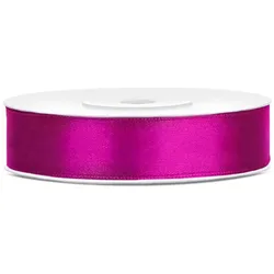 30x Satinband, fuchsia, 12mm/25m