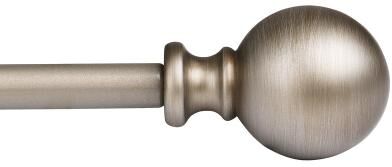 UTOPIA ALLEY 3/4 Inch Curtain Rod - Curtain Rods For Windows, Adjustable Drapery Rod