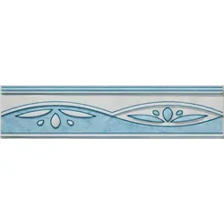 Multi Laura Bordüre blau 6x25 cm glänzend WLAGF054.1