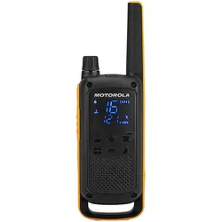 Motorola Talkabout T82 Extreme Quad Pack (10 km), Walkie Talkie, Orange, Schwarz