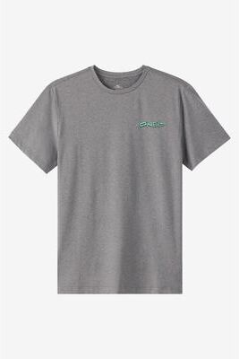 O'Neill s Party Upf T-Shirt in Gargoyle Melange, Size Small, Elastane/Polyester