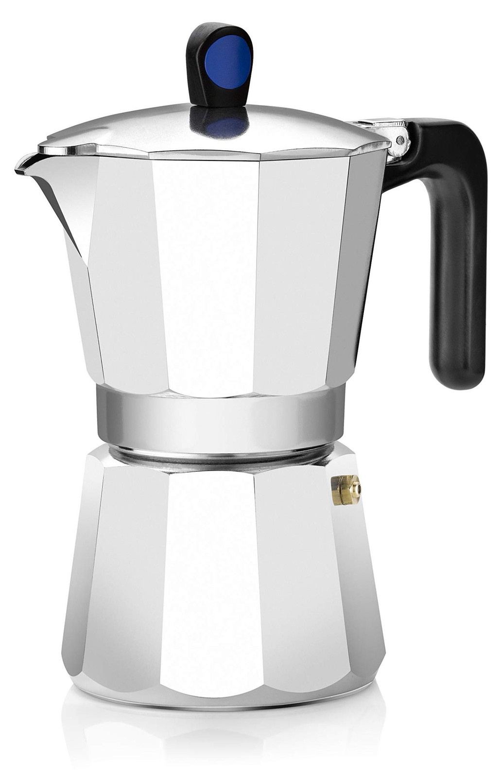 Monix 23345 Italiaanse koffiemachine voor 6 kopjes, aluminium