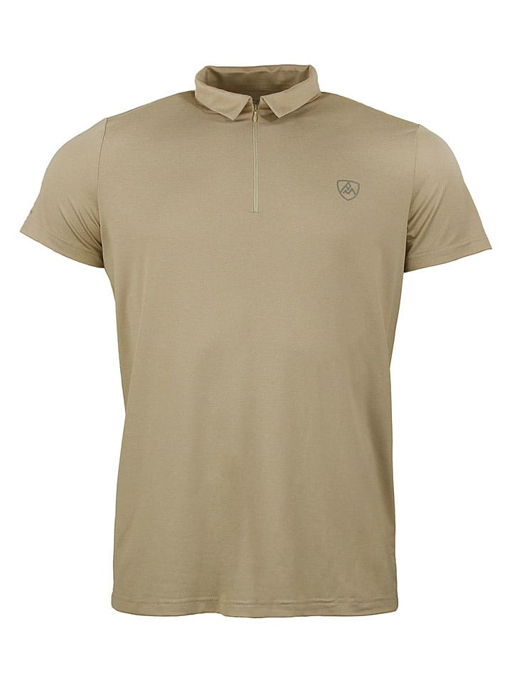 Peak Mountain Funktionspoloshirt "Chance" in Taupe - XXL