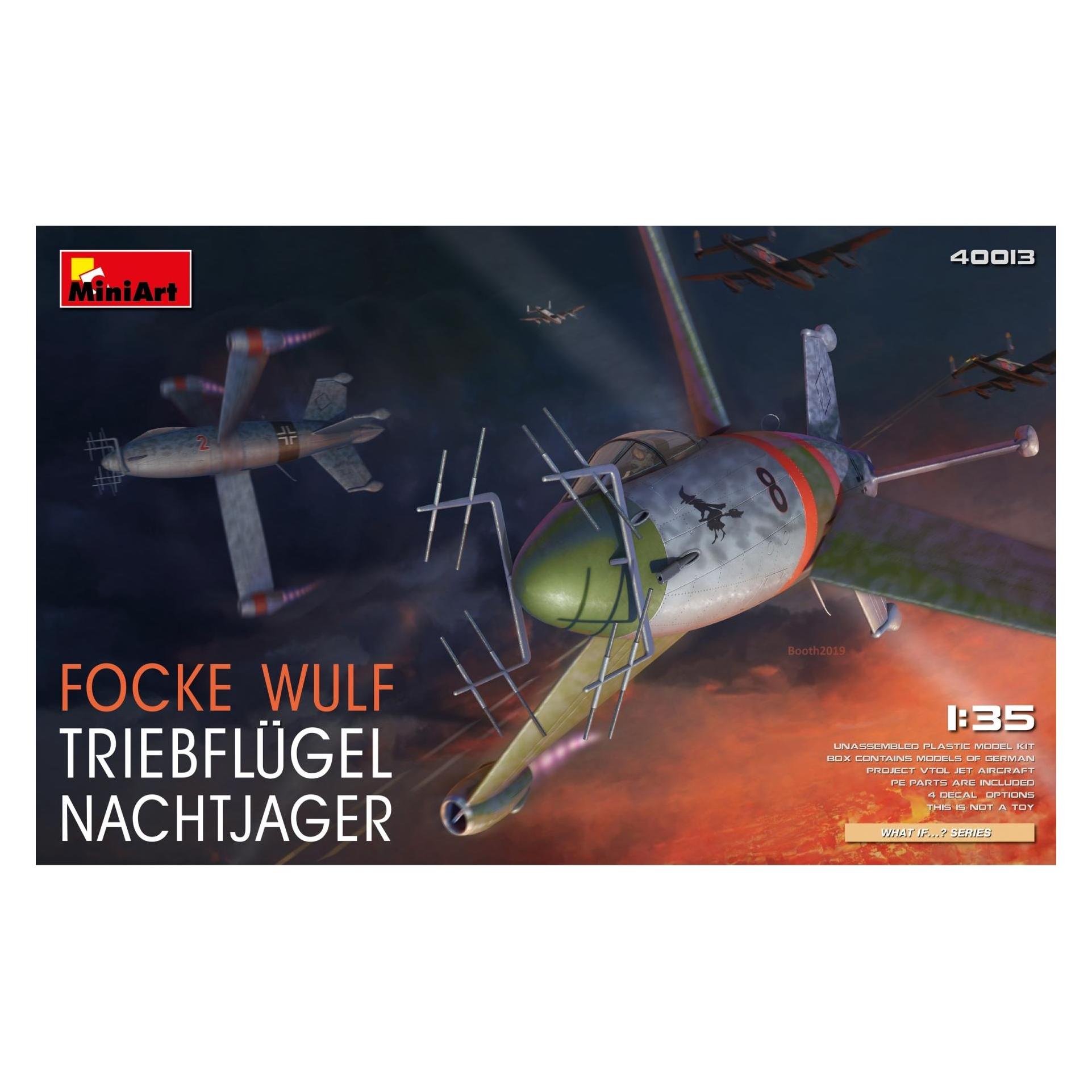 Mini art Focke Wulf Triebflugel Nachtjager (40013)