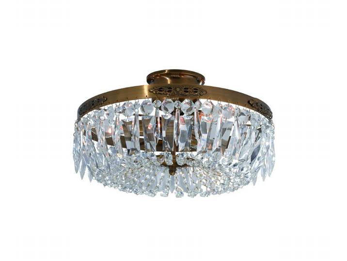 Plafonnier en cristal STRÖMSHOLM Antique 3 ampoules