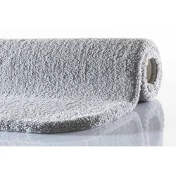 RHOMTUFT Badteppich SQUARE/ASPECT kiesel 50 cm x 60 cm mit abgerundeten Ecken