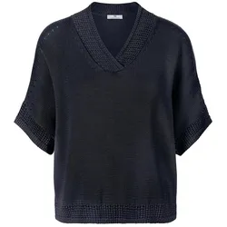 V-Pullover Peter Hahn blau, 38