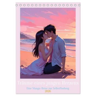 Träume eines jungen Herzens – Eine Manga-Reise zur Selbstfindung (Tischkalender 2026 DIN A5 hoch), CALVENDO Monatskalender