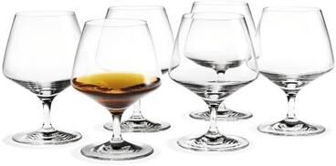 Holmegaard Perfection Brandy Glass, Clear, 6 pcs. - 12.2 oz