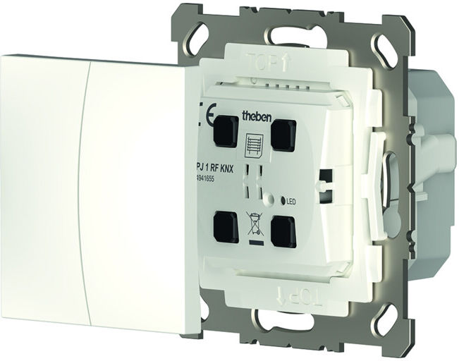 Theben Bouton sans fil avec actionneur de commutation KNX PJ 1 RF 2/4 voies (4941655)