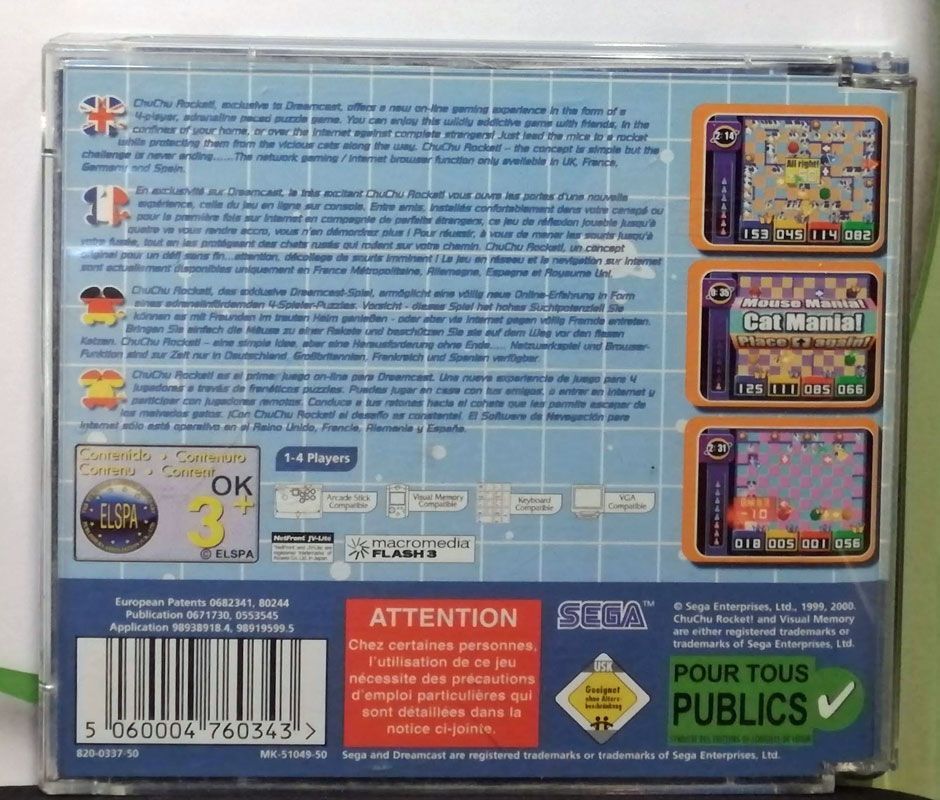 ChuChu Rocket! (CIB) DC (Käytetty)