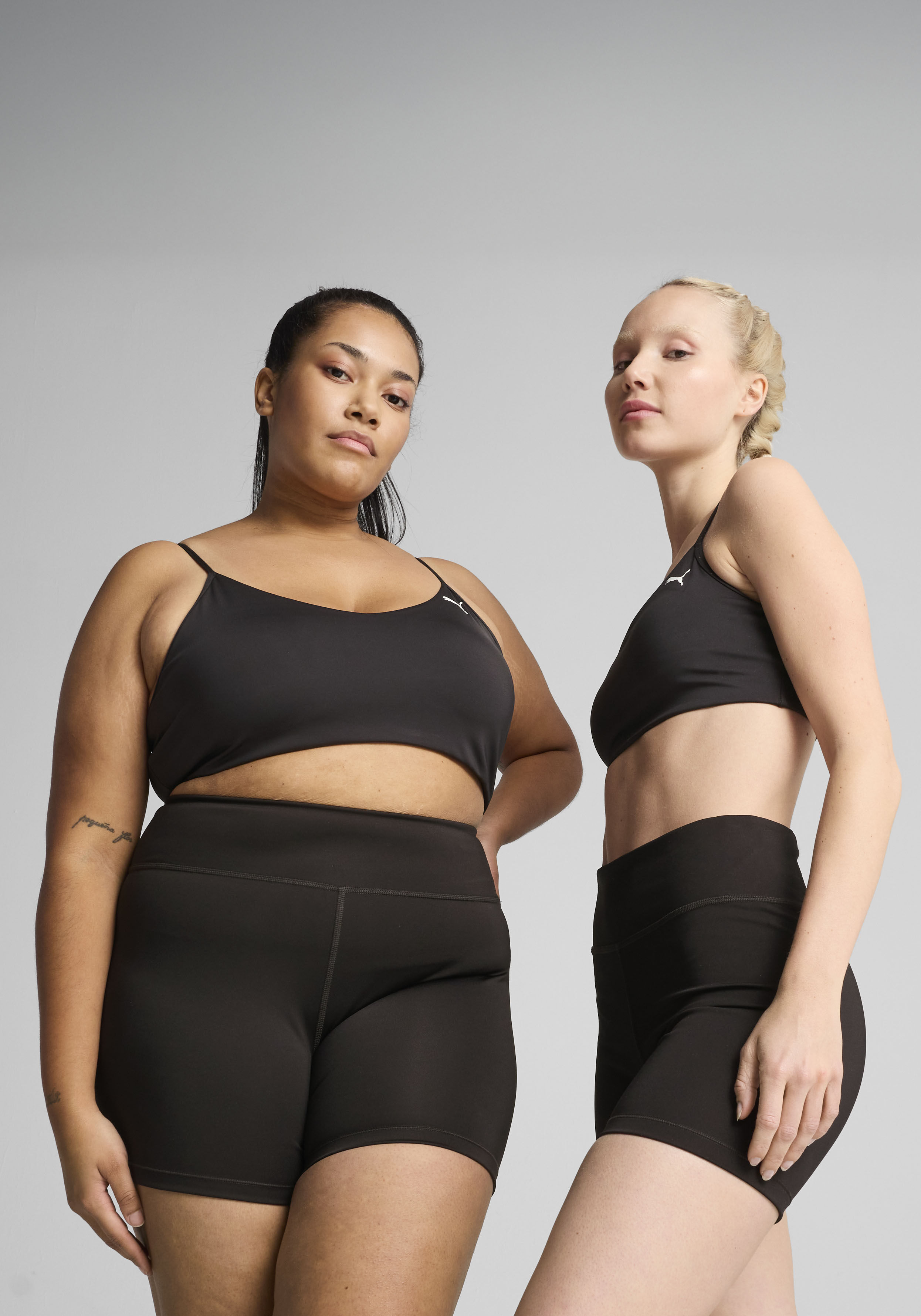 Sport-BH PUMA "MOVE BRA", Damen, Gr. XS, N-Gr, schwarz (puma schwarz), Interlock, Obermaterial: 77% Polyester, 23% Elasthan, schmal, BHs Sport-BH, für Fitness und Studiokurse, mit DryCELL Technologie, atmungsaktiv puma schwarz XS, N-Gr