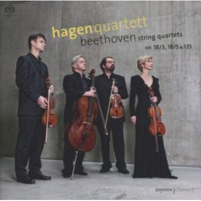 Streichquartette op.18/3,18/5,135 - Hagen Quartett, CD