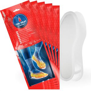 TheHeatCompany Wärmepads 12216, Größe 41-43 (L), 8h Wärme, Sohlenwärmer, Einlegesohle, 5 Paar