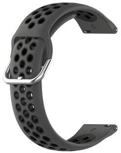 Everyday Crate Huawei Watch 3 Band 22mm Silicone Sport Replacement Strap For Huawei Watch 3 Pro And GT Series anthracite Black