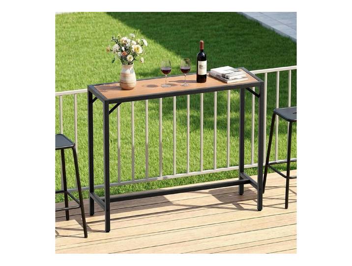 LuxusKollektion Bartisch Bartisch Outdoor wetterfest braun (1-St)