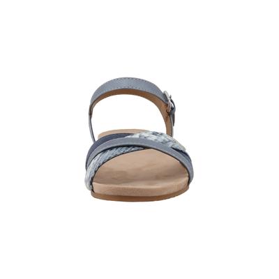 Mules TOM TAILOR "Tom Tailor Flat Sandals - Mules", Damen, Gr. 39, blau, Schuhe