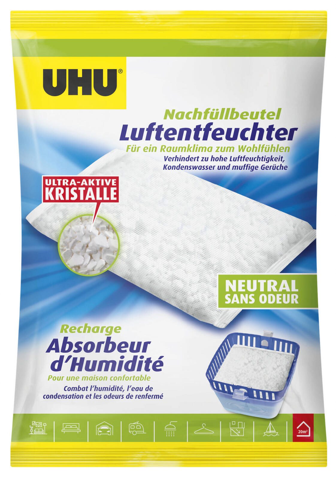 UHU Raumentfeuchter Nachfüllpack 47135