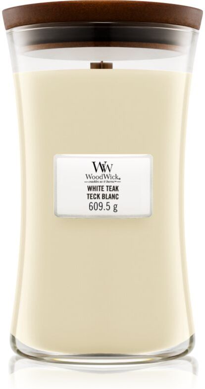 Woodwick White Teak Duftkerze mit Holzdocht 609.5 g