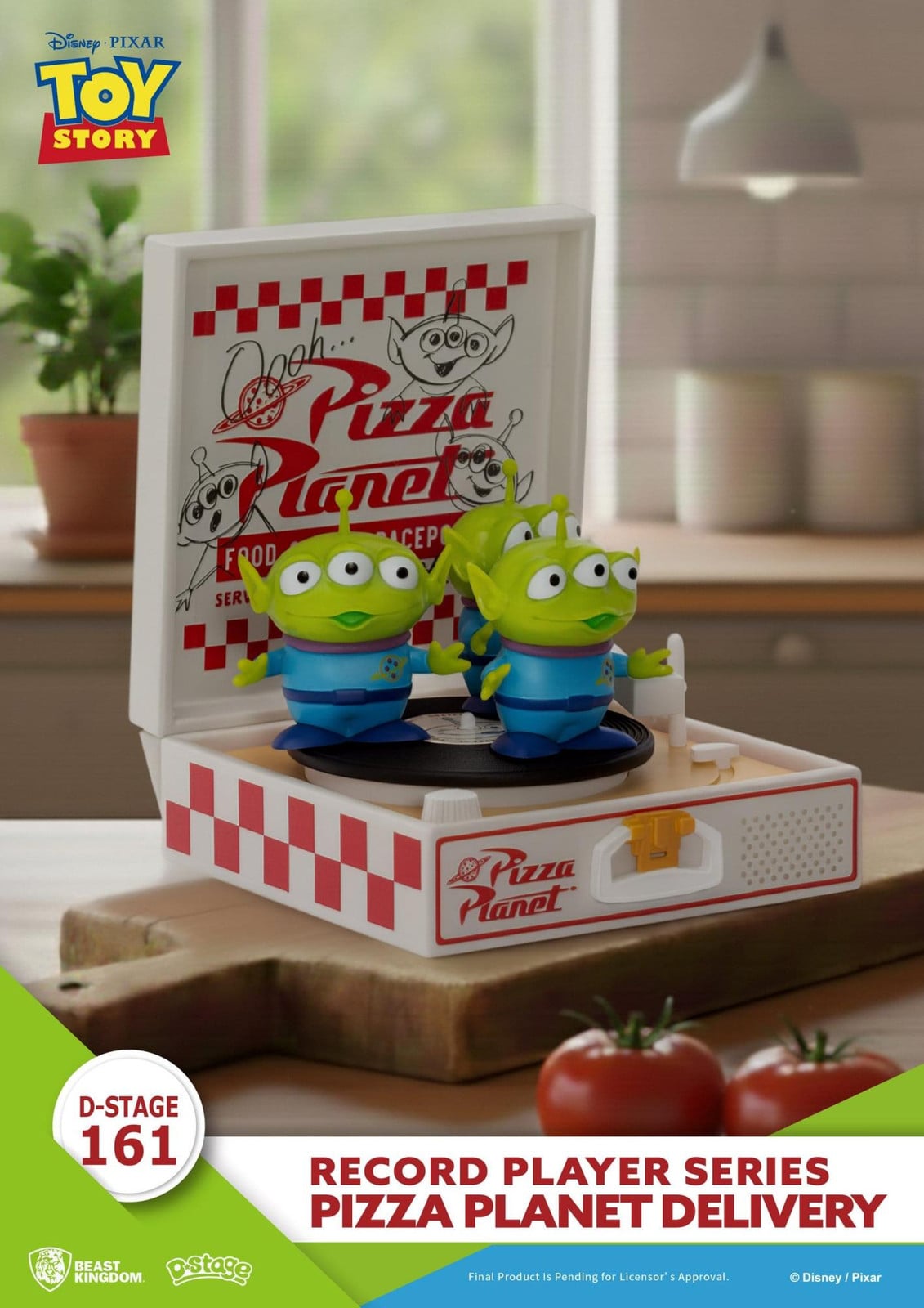 Beast Kingdom Toys Toy Story PVC Figuur Pizza Planet Bezorger, 12 cm
