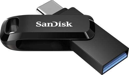 SanDisk Ultra Dual Drive Go USB-Zusatzspeicher Smartphone/Tablet Schwarz 64 GB USB-A (USB 3.2 Gen 1), USB-C