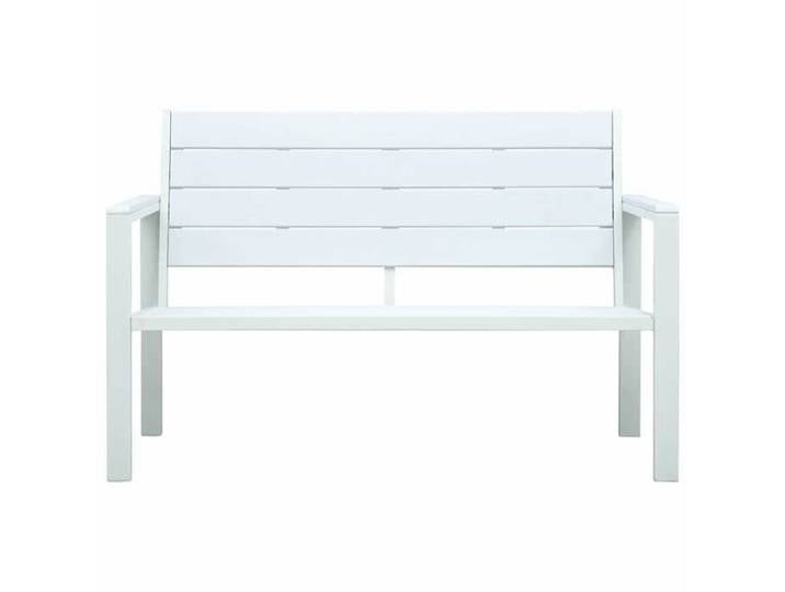NOUVEAU Banc de jardin 120 cm - PEHD Blanc Aspect de bois - VIDAXL - Siège de jardin &1_27503
