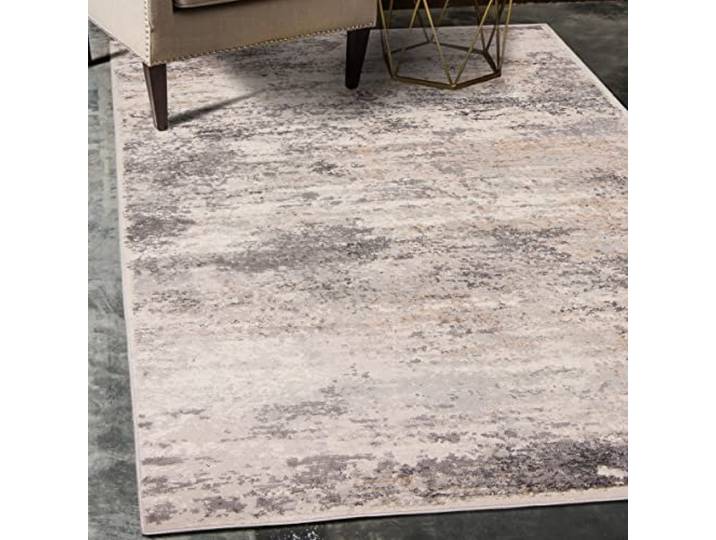 Carpeto Grand Tapis Salon 240x330cm Crème Abstrait Doux Chauffage au Sol Tapis pour Chambre Salle à Manger Bureau Beige Facile D'entretien Résistant aux Détergents Poils Courts Synthétique Moderne