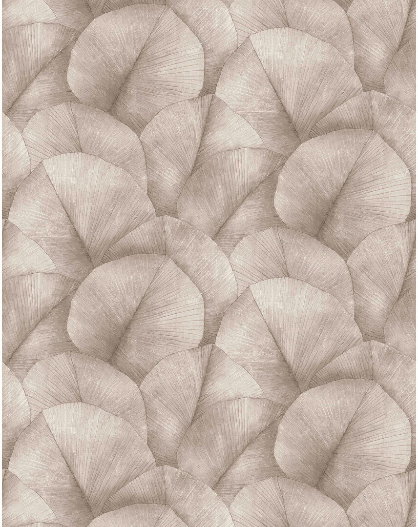 Marlow Home Co. Amariyana Collection Repeatable Palm 4 Mural 212Cm Beige/Gold 270cm L