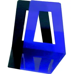Buchstütze 129x95x110mm Kunststoff lose schwarz