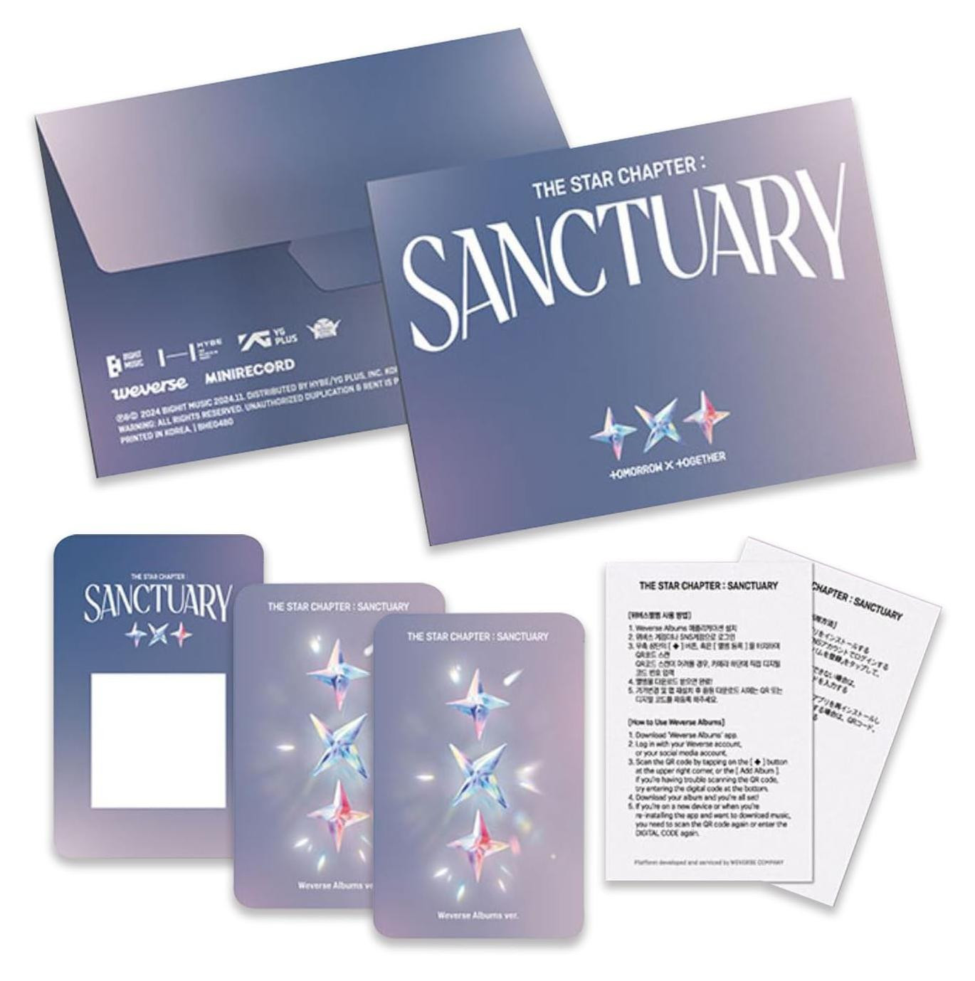 De Star Chapter: SANCTUARY album inclusief kaarten en QR-code